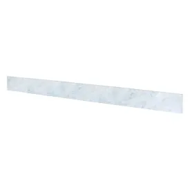 48" x 4" Carrara Backsplash