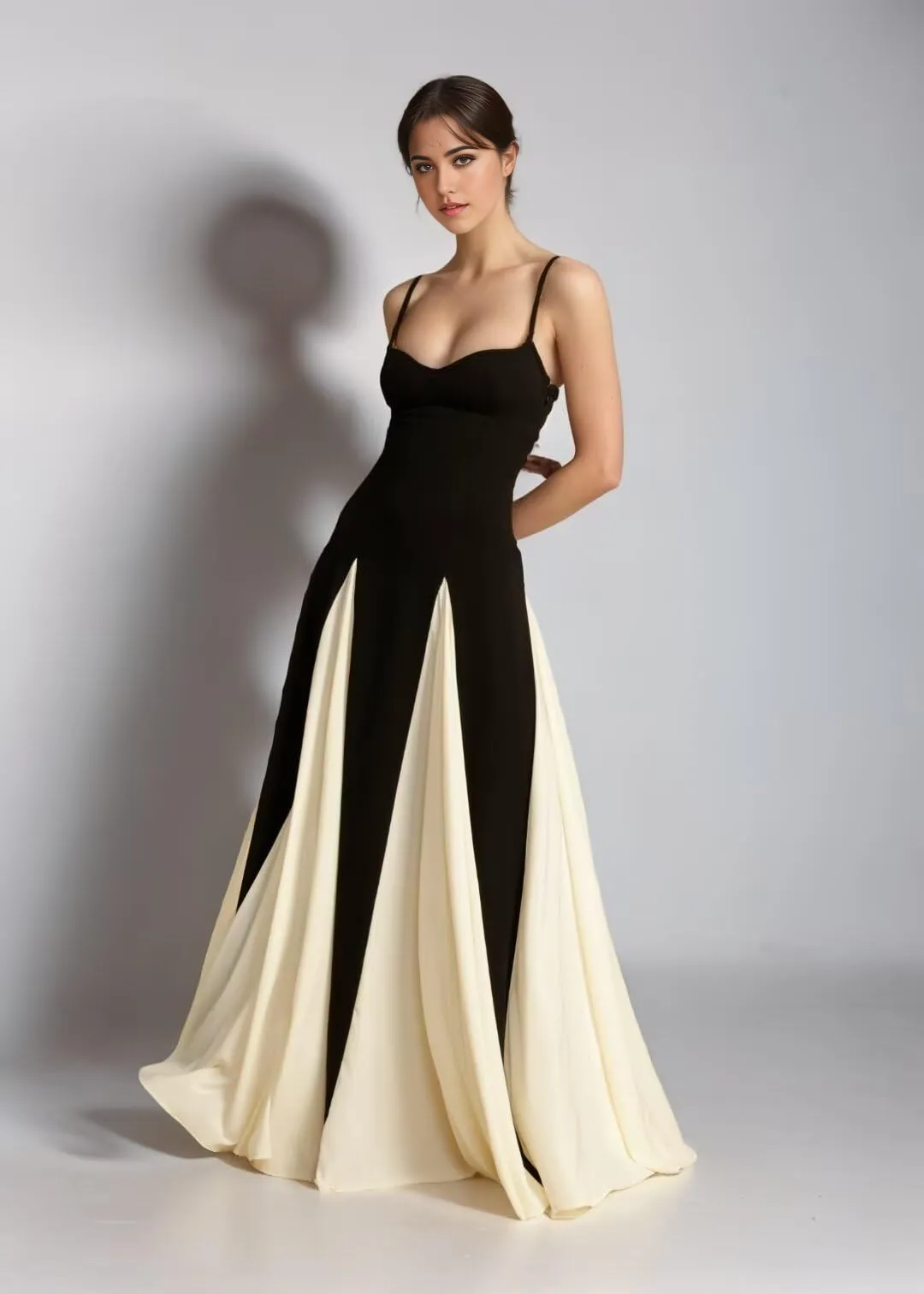 A Line Elegant Spaghetti Straps Sleeveless Pleated formal dresses Bridesmaid Dresses evening gown Prom Dress
