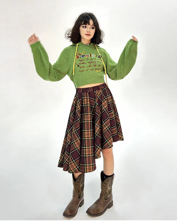Chemistry Knit Cropped Hoodie