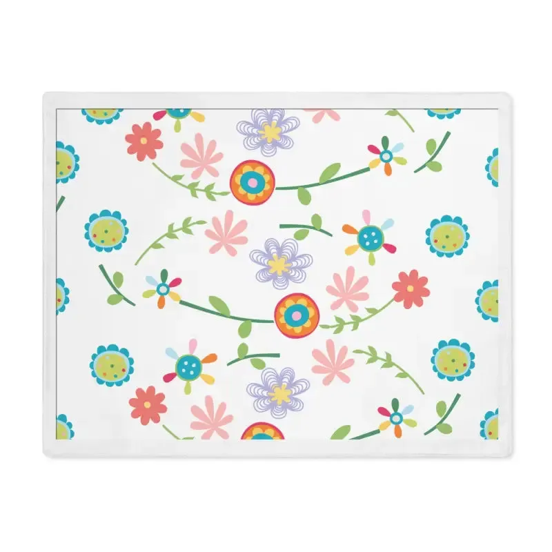 Chic Floral Placemat for a Stylish Table