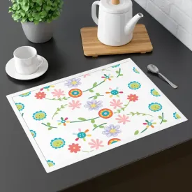 Chic Floral Placemat for a Stylish Table
