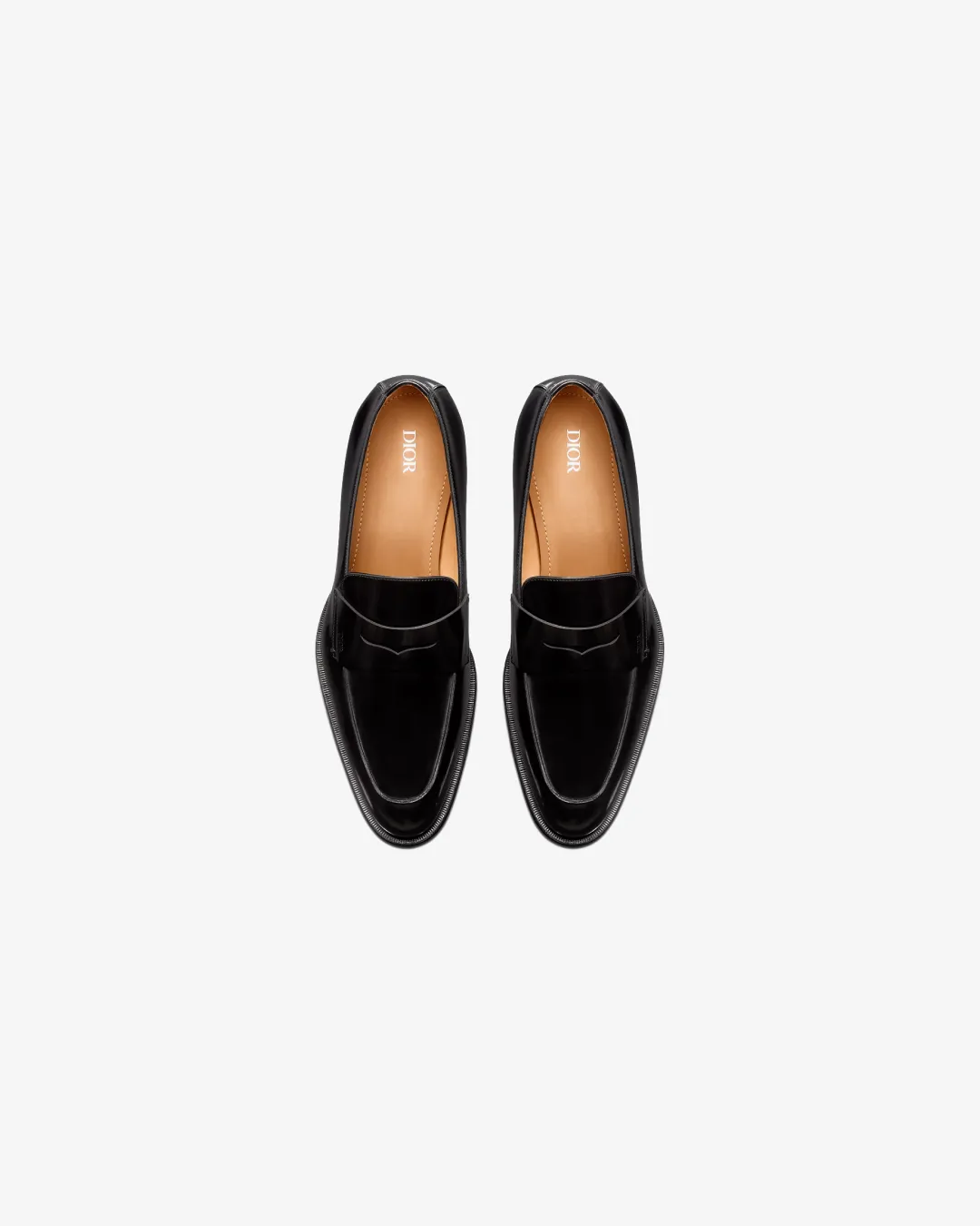 Christian Dior Timeless Loafer in Black Polished Calfskin Loafers