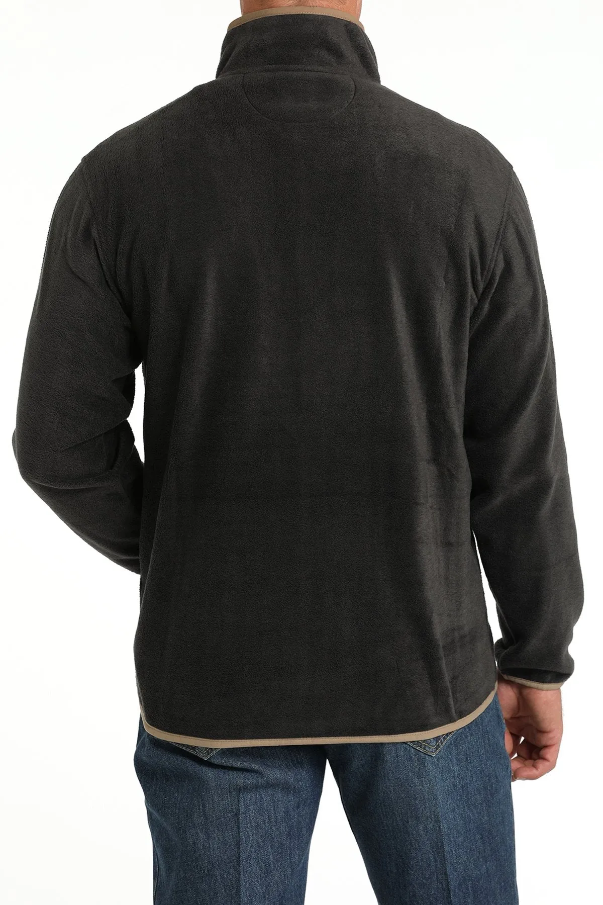 Cinch Mens Fleece Pullover - Charcoal
