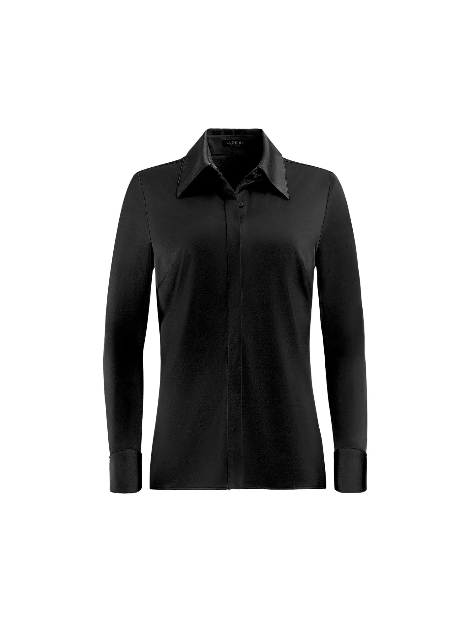 Classic Satin Button Up