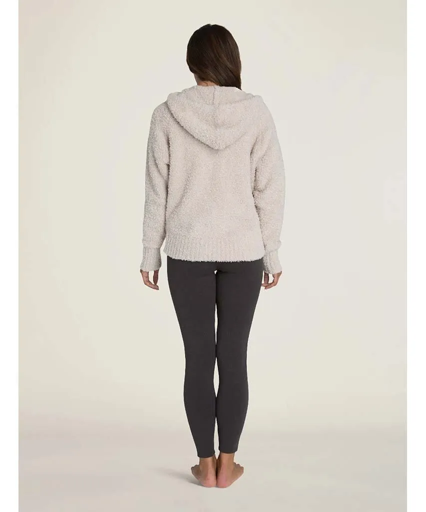 Cozy Relaxed Zip Up Hoodie Stone