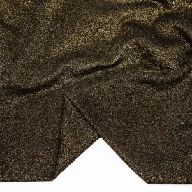 Deadstock Flickering Jersey Knit - Gold Glitz