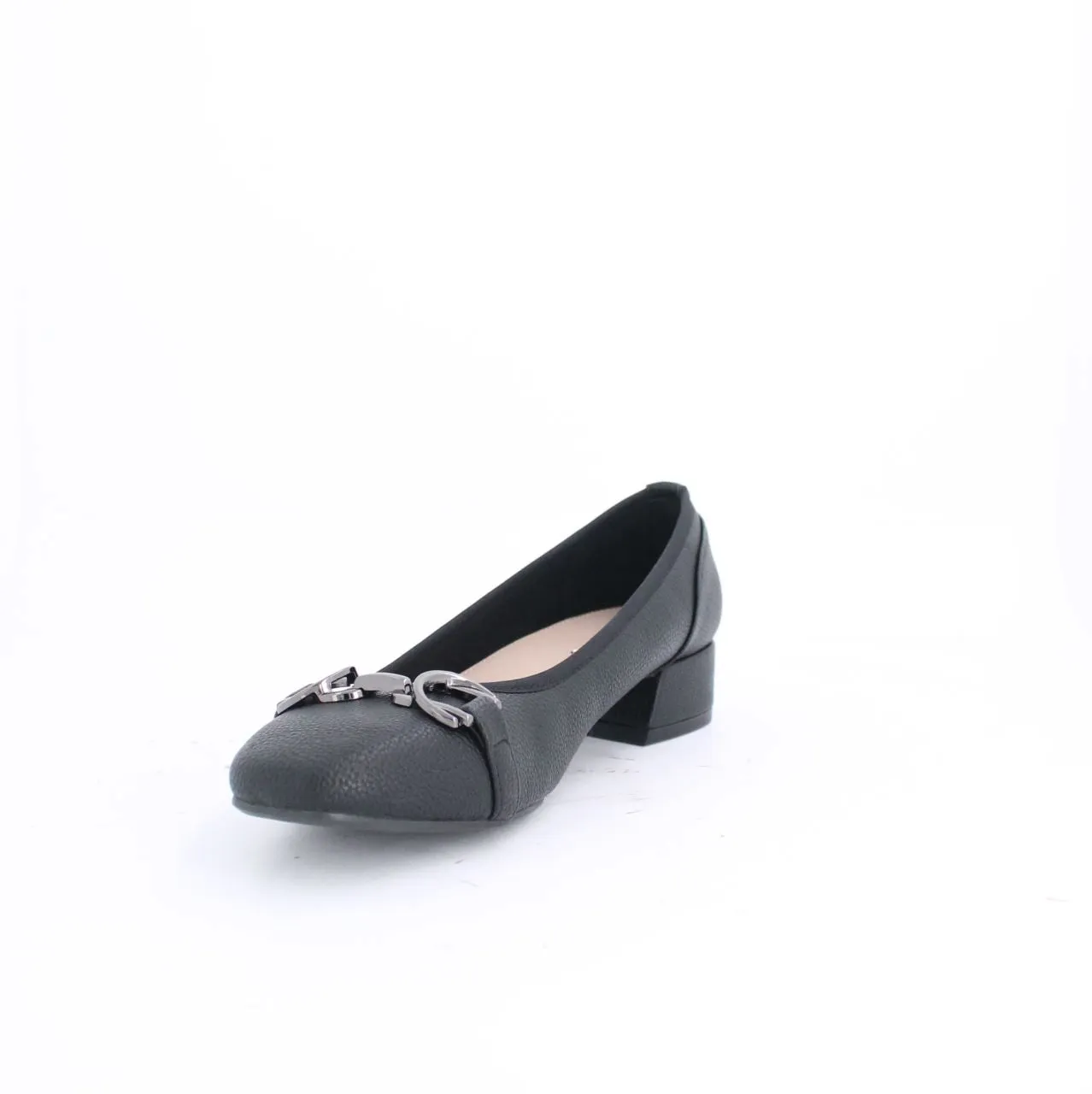 DIANEE BLOCK HEEL PUMPS - BLACK