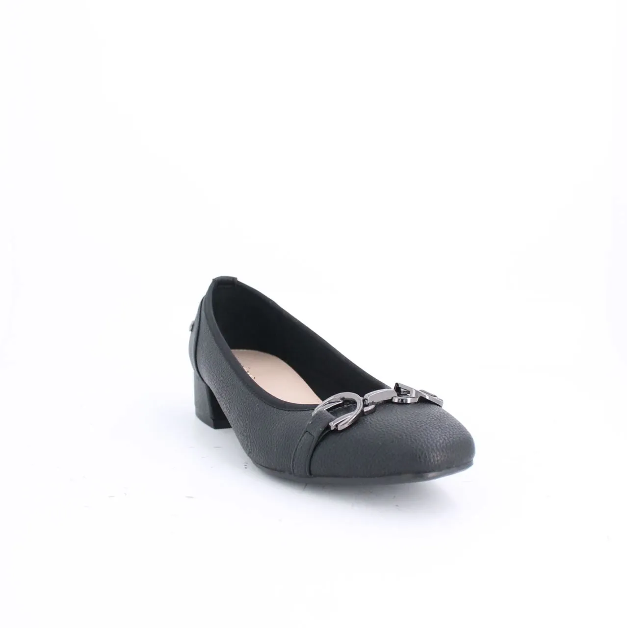 DIANEE BLOCK HEEL PUMPS - BLACK