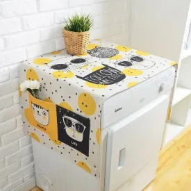 Elegant European Linen Cartoon Storage Cover for Stylish Organization