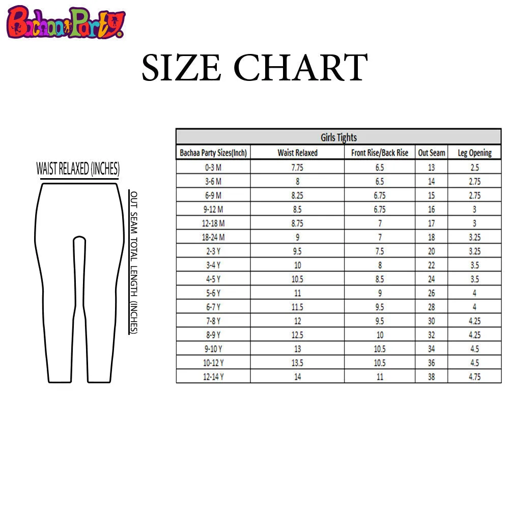 Girls Lycra Jersey Tights-BLACK