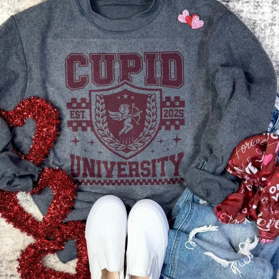 Hearts and Bows Graphic Sweatshirt
