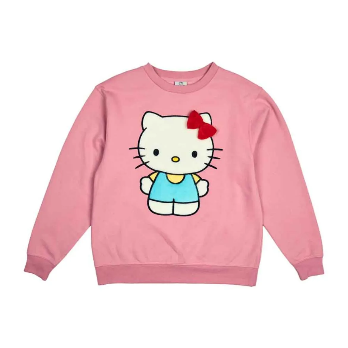 Hello Kitty 3D Bow Oversized Pink Sweatshirt