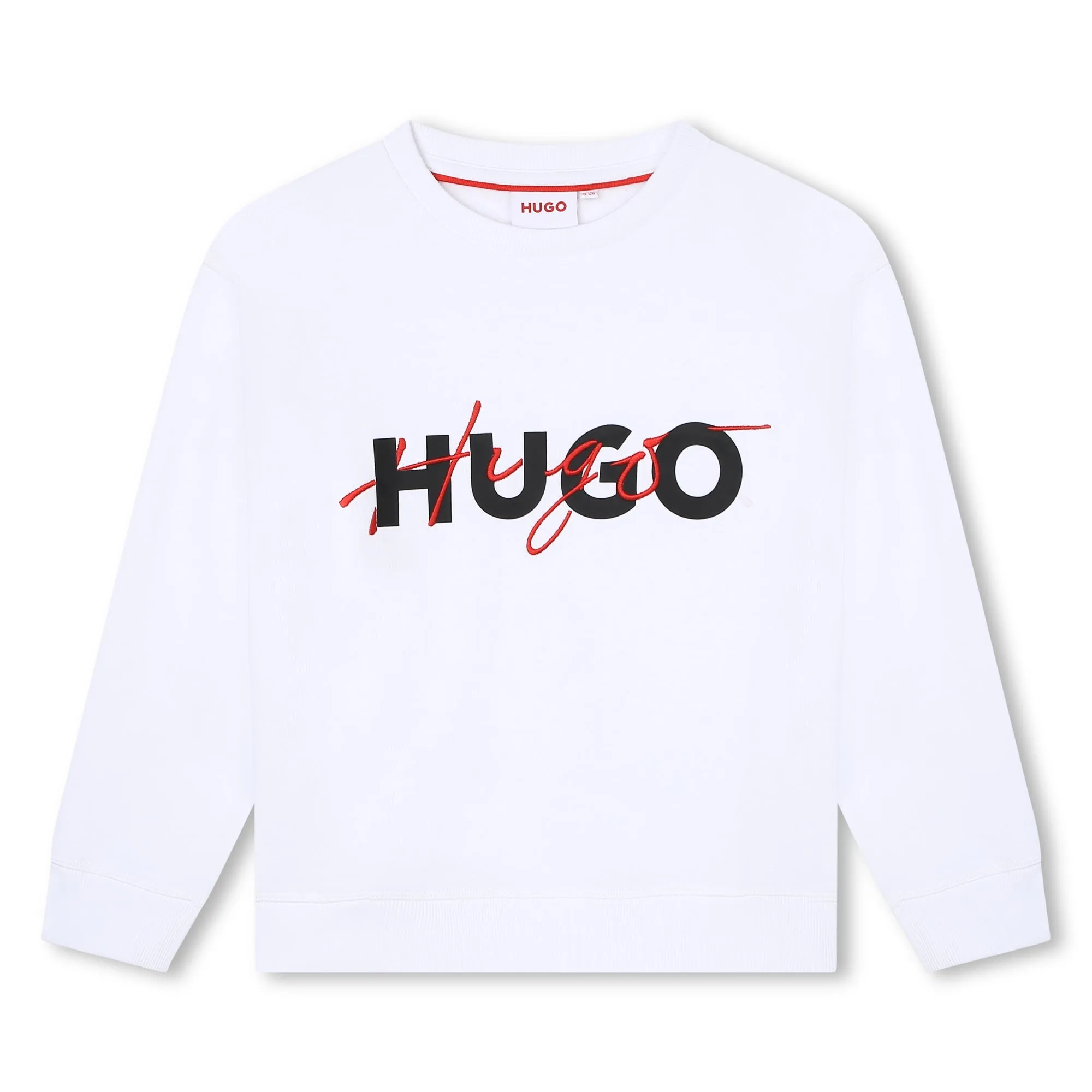 Hugo Kids Boys Fleece Sweatshirt - White