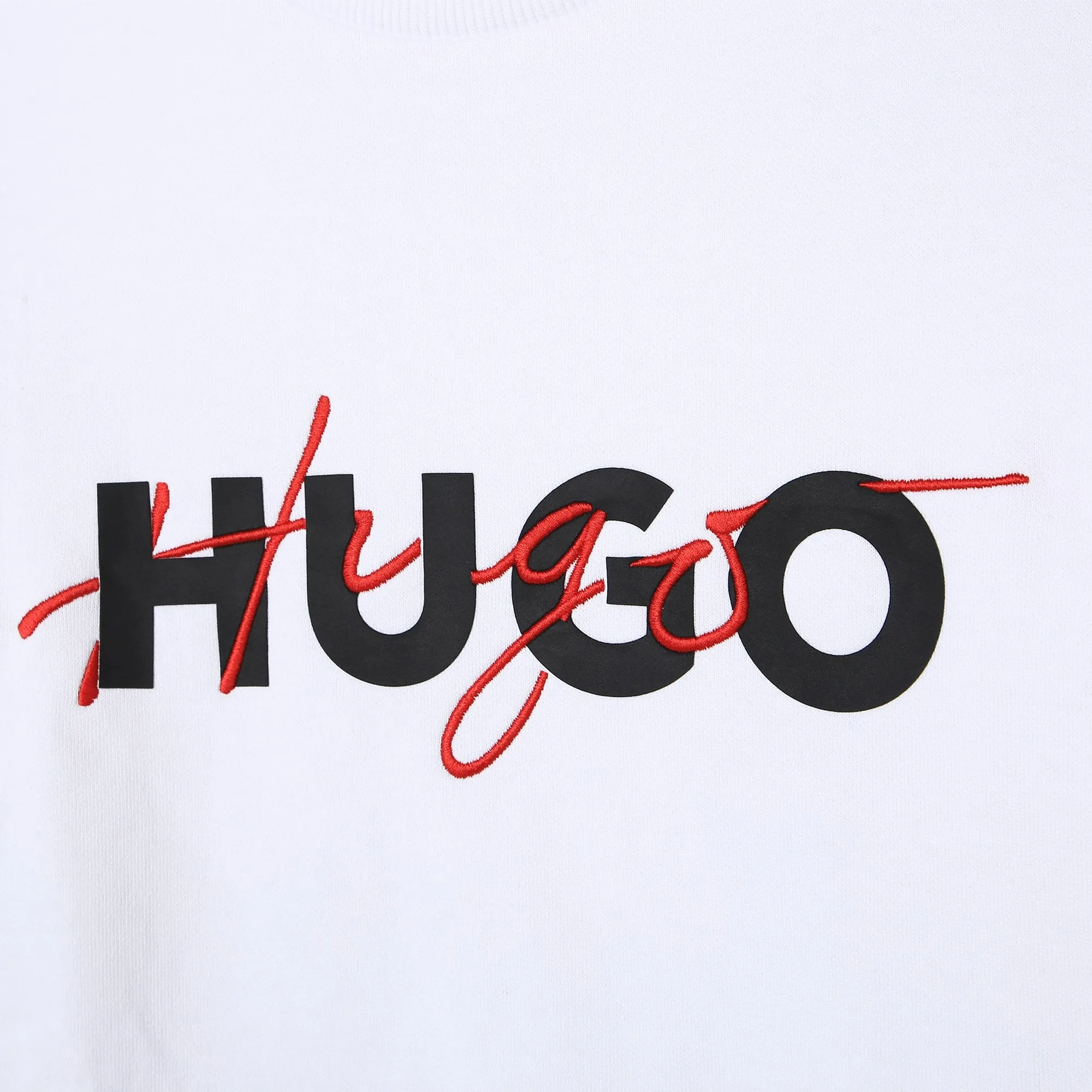 Hugo Kids Boys Fleece Sweatshirt - White