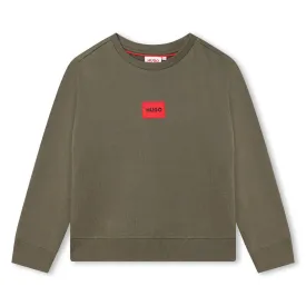 Hugo Kids Boys Sweatshirt - Khaki