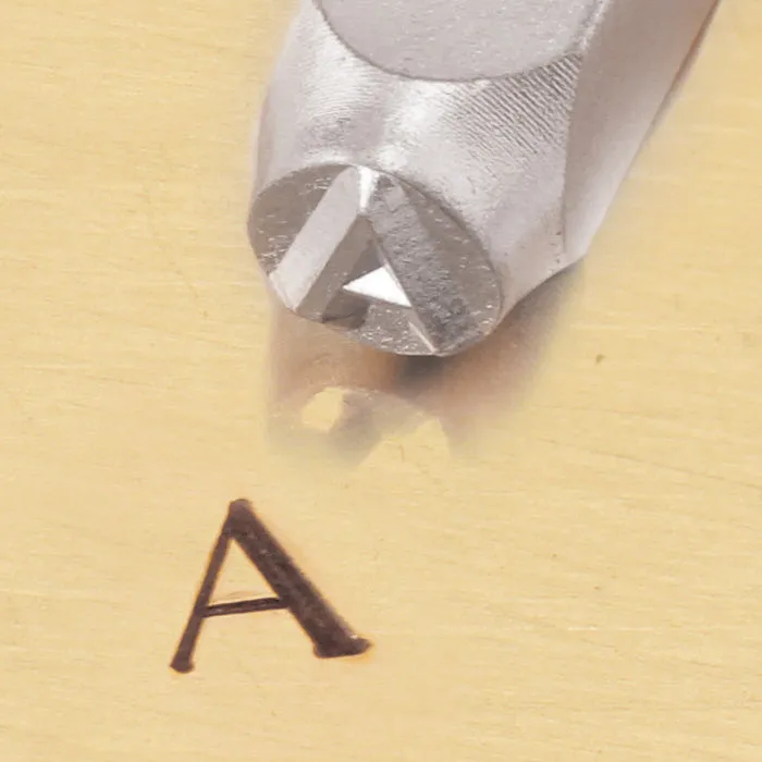 ImpressArt Metal Design Stamp,  6mm A ALPHA Greek Letter tol0087