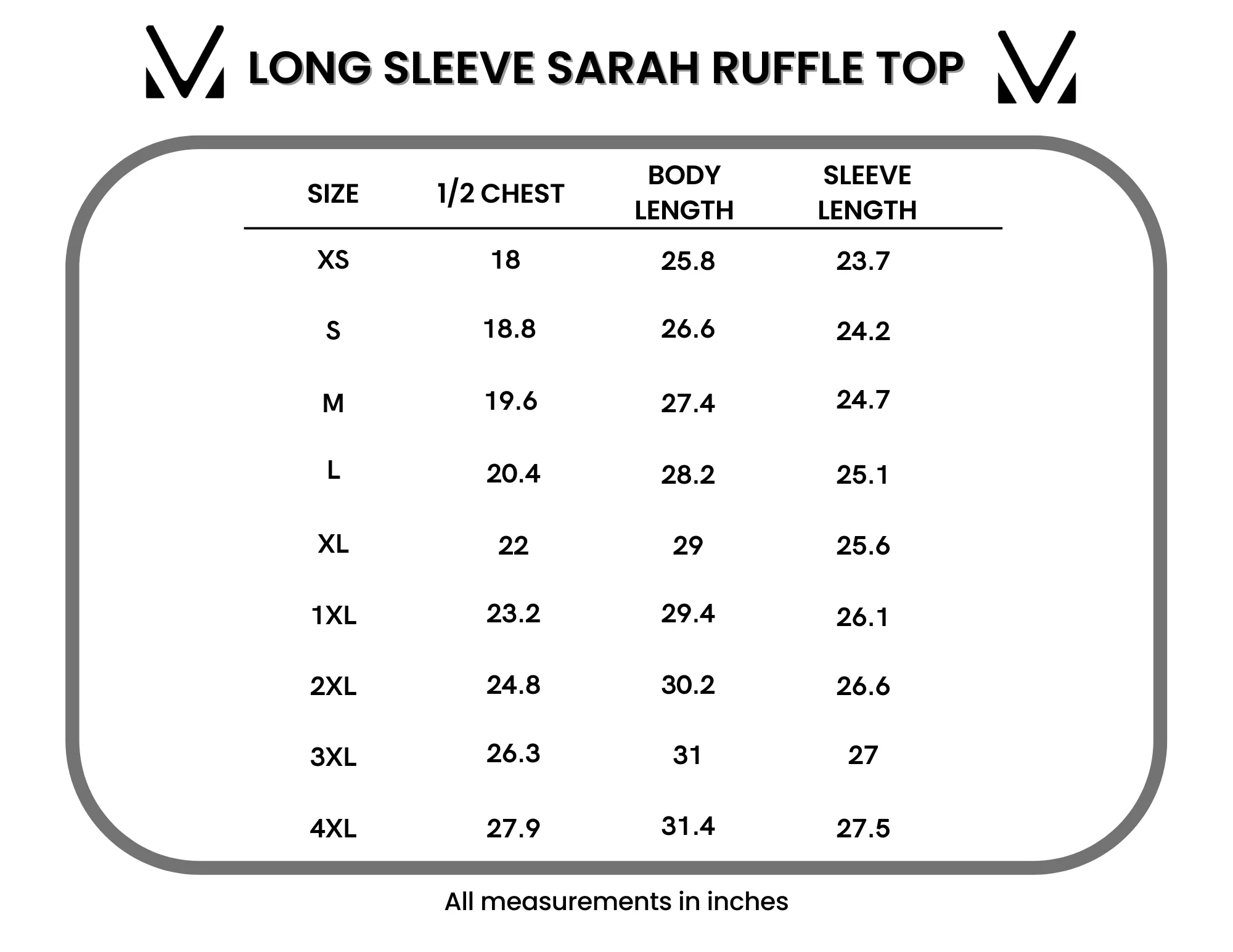 IN STOCK Long Sleeve Sarah Ruffle - White