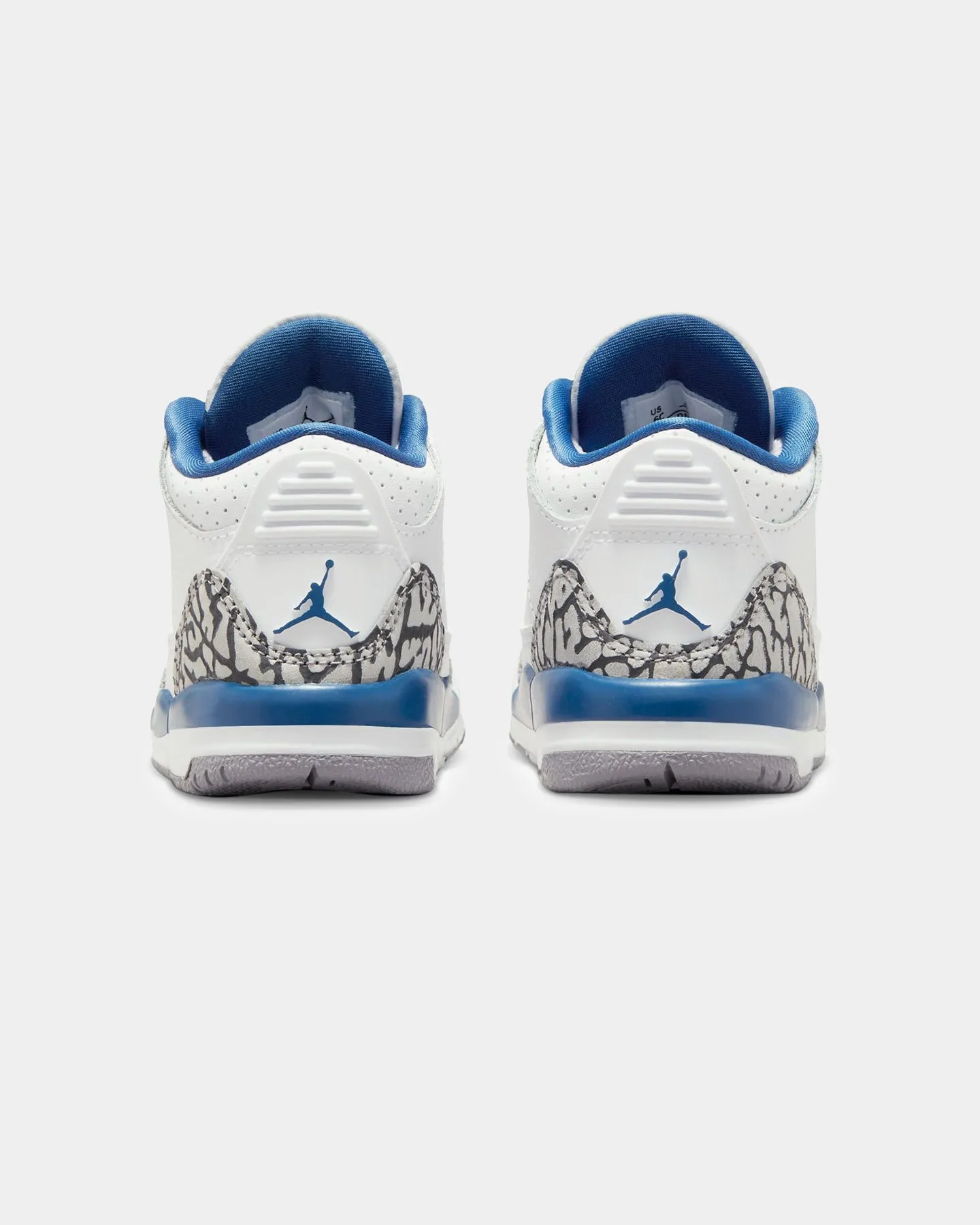 Jordan Kids' Jordan 3 Retro (TD) "Wizards" White/Metallic