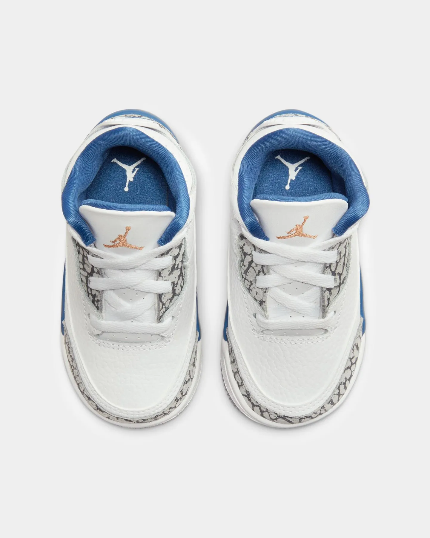 Jordan Kids' Jordan 3 Retro (TD) "Wizards" White/Metallic