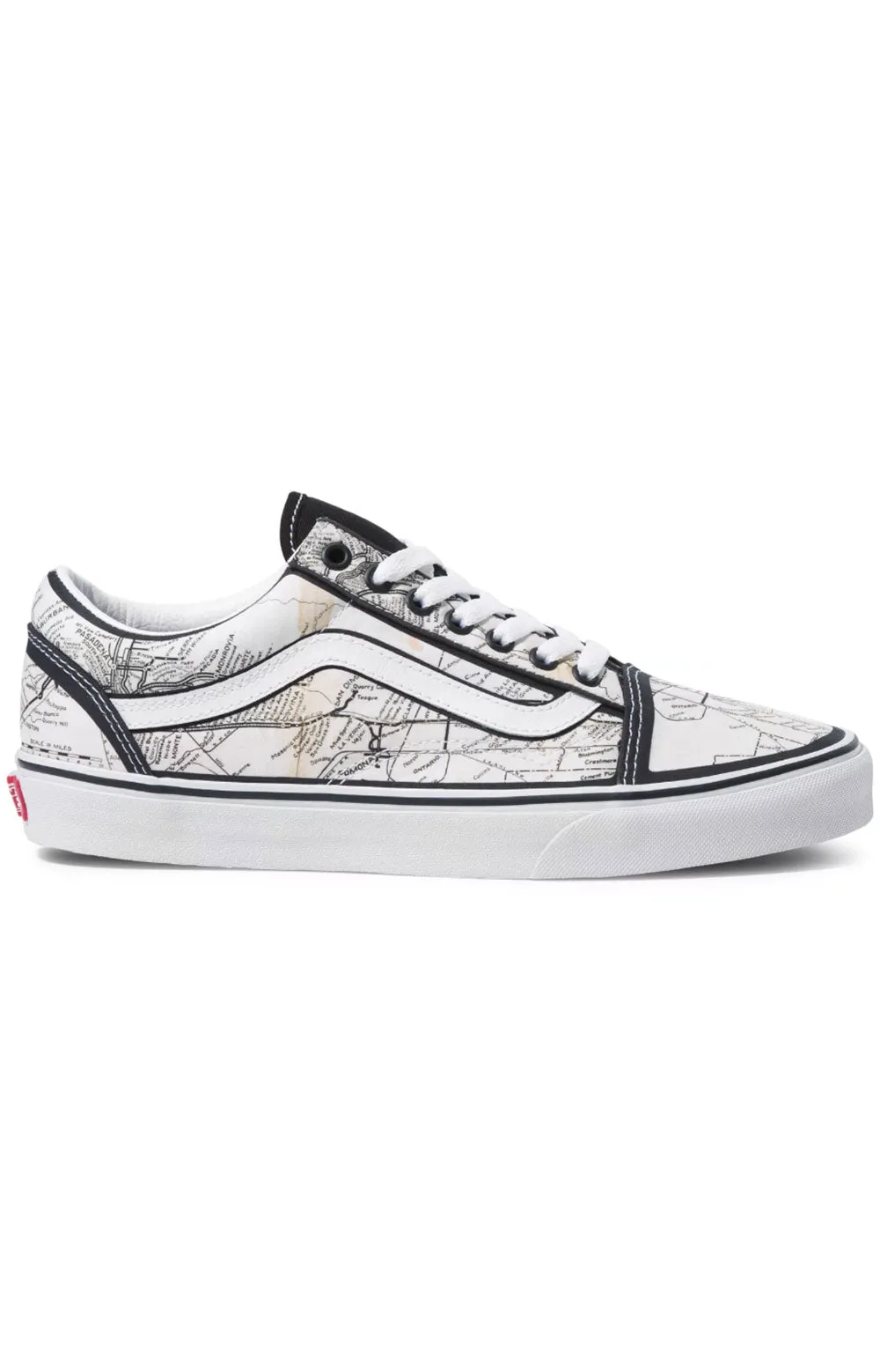 (KRF94H) Moca Old Skool Shoes - Frances Stark/Map