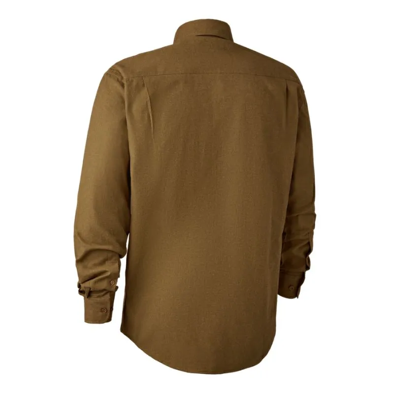 Liam Shirt In Ocher Brown