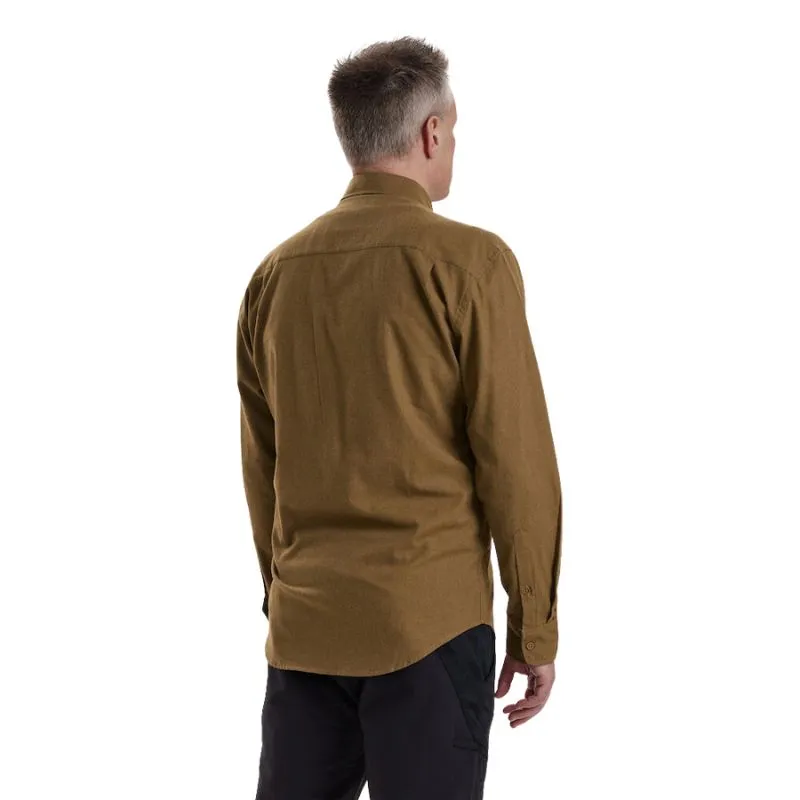 Liam Shirt In Ocher Brown