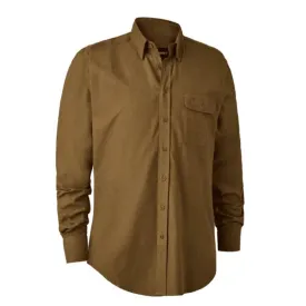 Liam Shirt In Ocher Brown