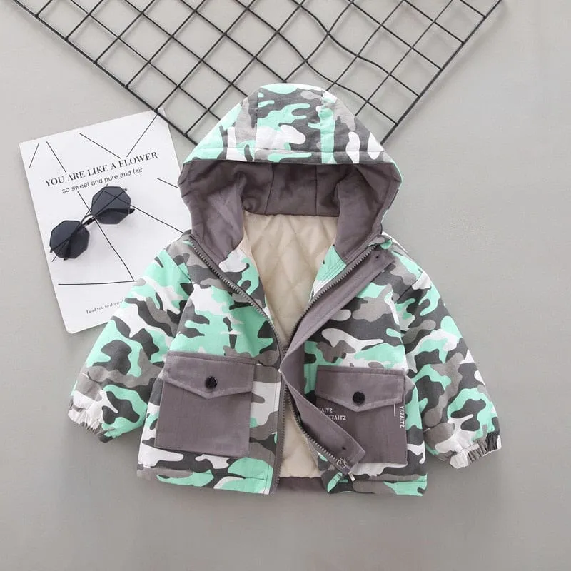'Logan" Fall/Winter Cozy Children's Coat