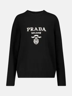 Logo wool and cashmere sweater