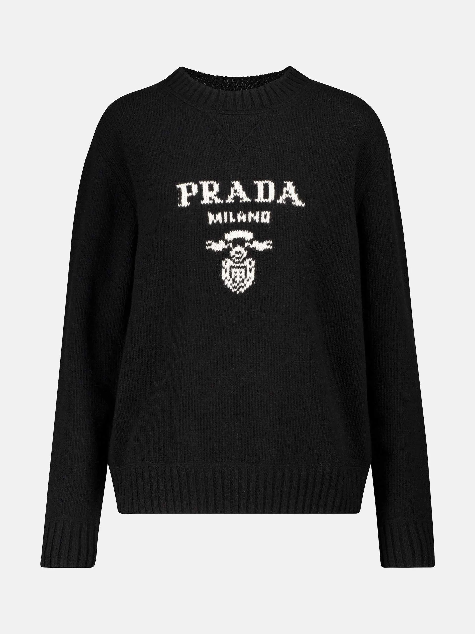 Logo wool and cashmere sweater