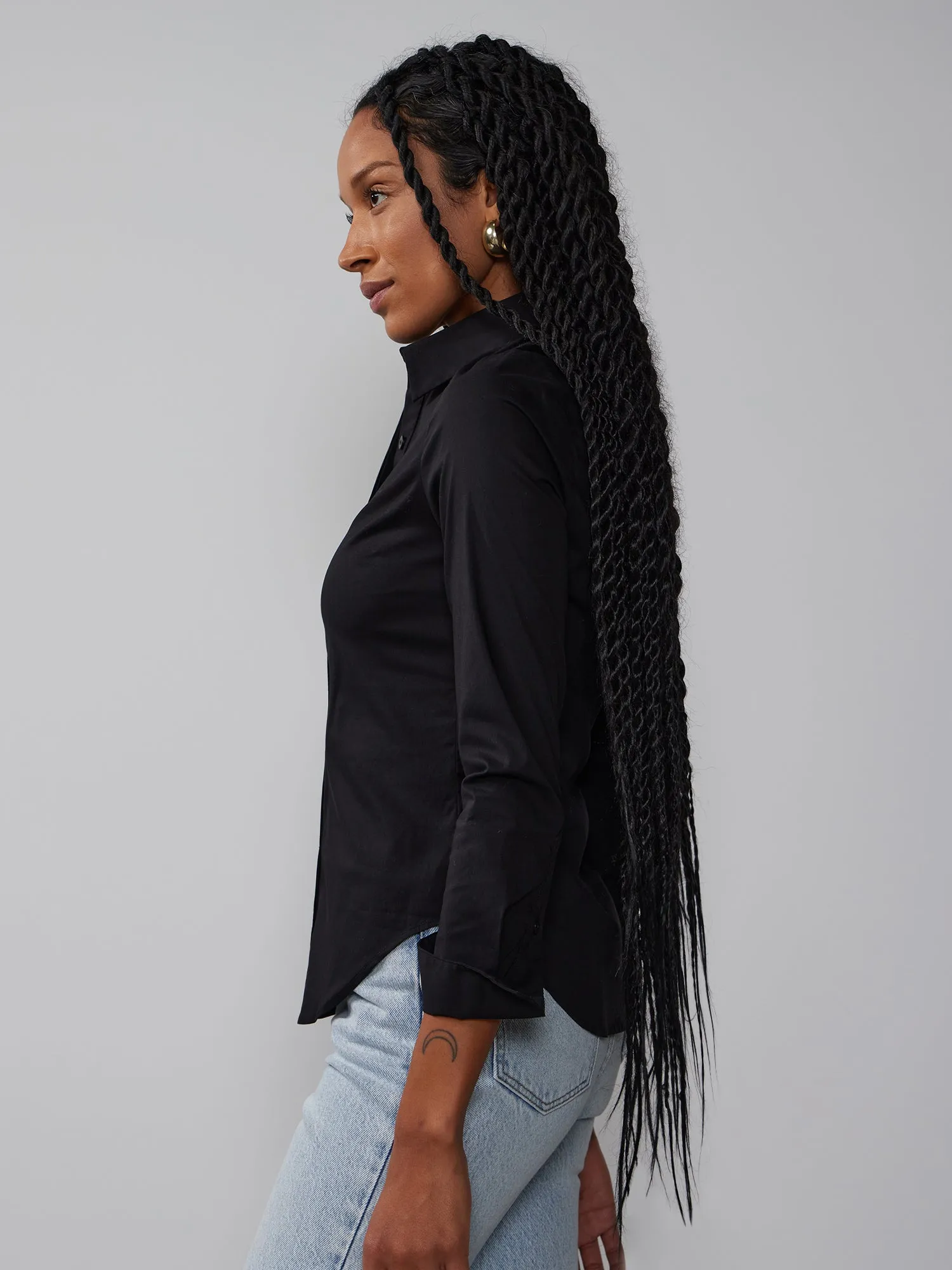 Long Sleeve Classic Fit Button Down Shirt