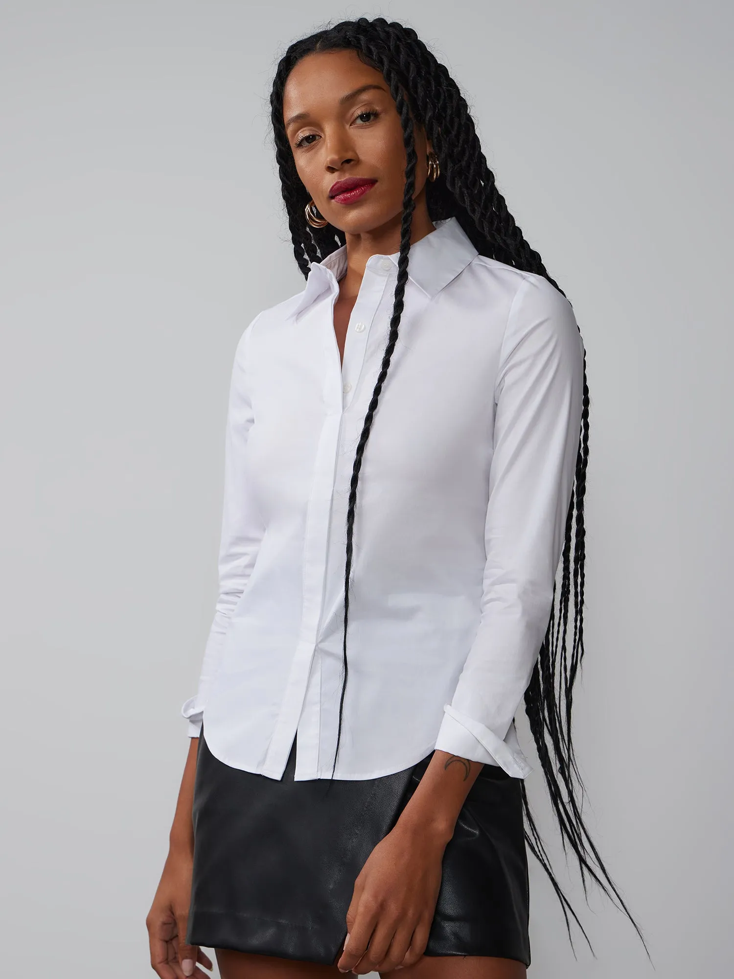 Long Sleeve Classic Fit Button Down Shirt