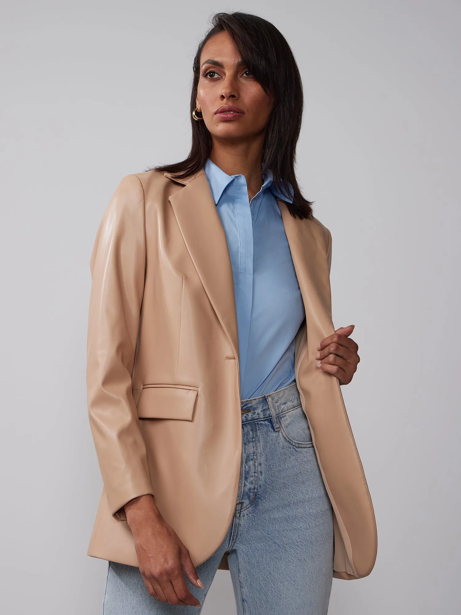 Long Sleeve Classic Fit Button Down Shirt