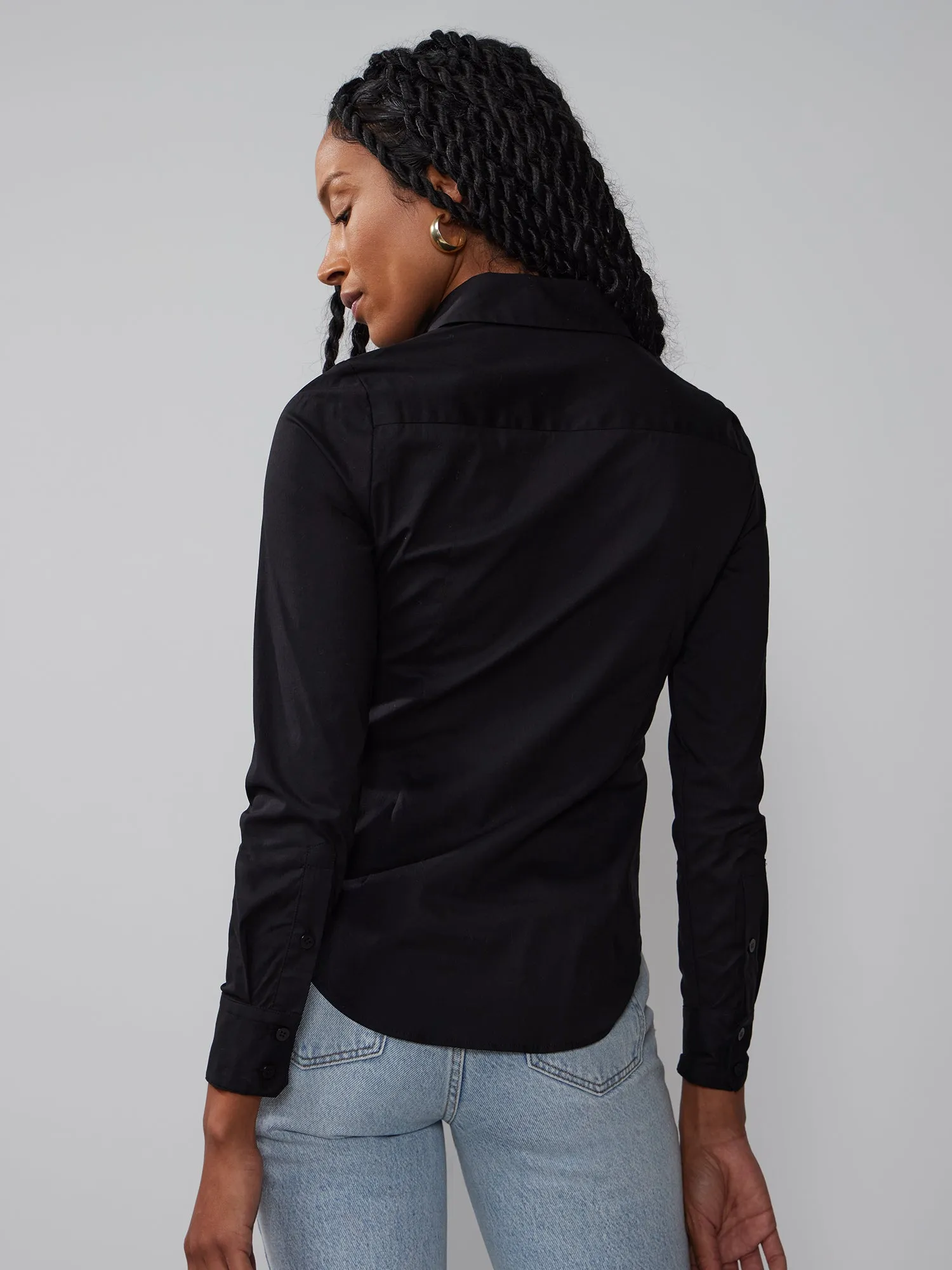 Long Sleeve Classic Fit Button Down Shirt