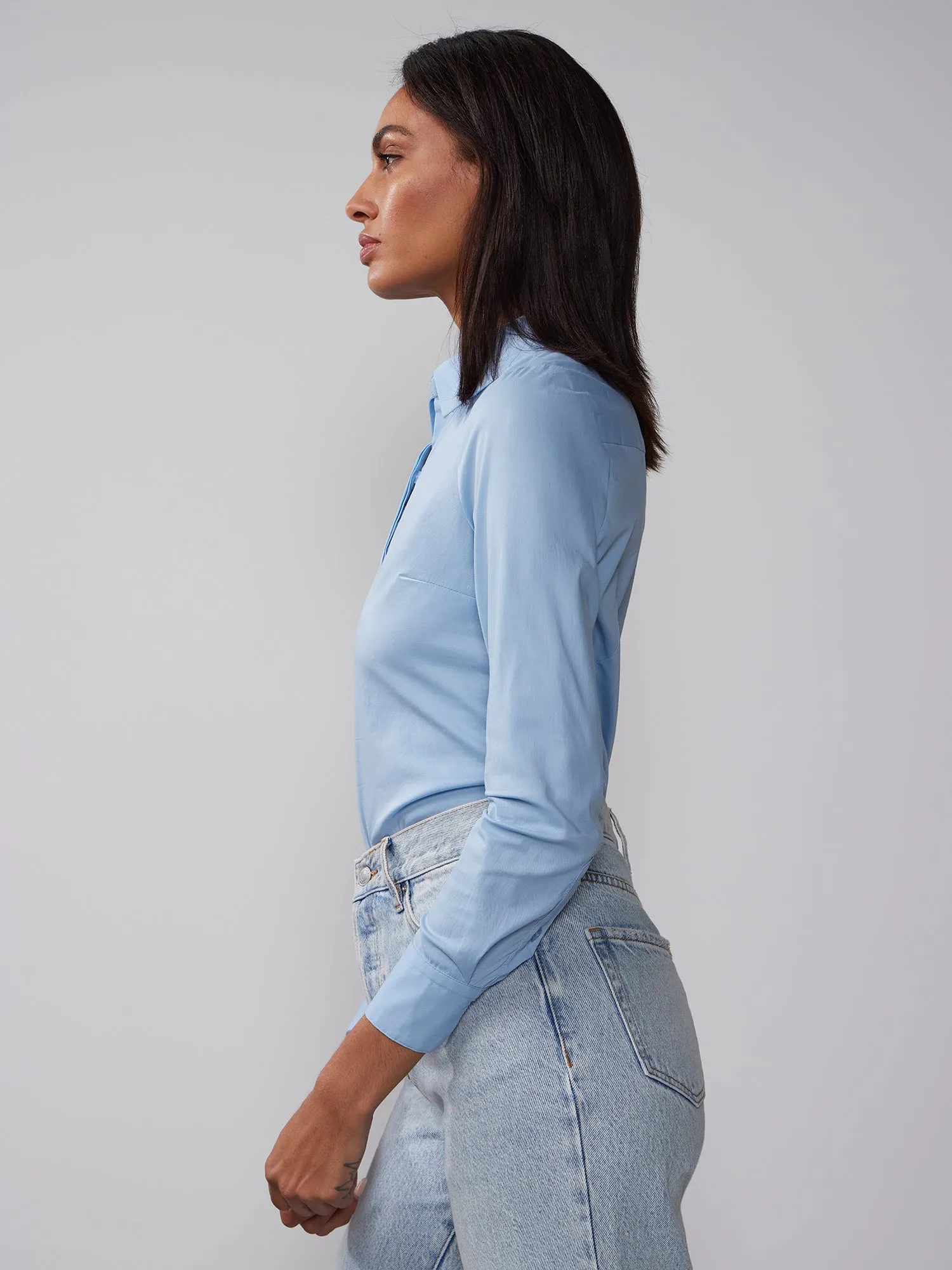 Long Sleeve Classic Fit Button Down Shirt