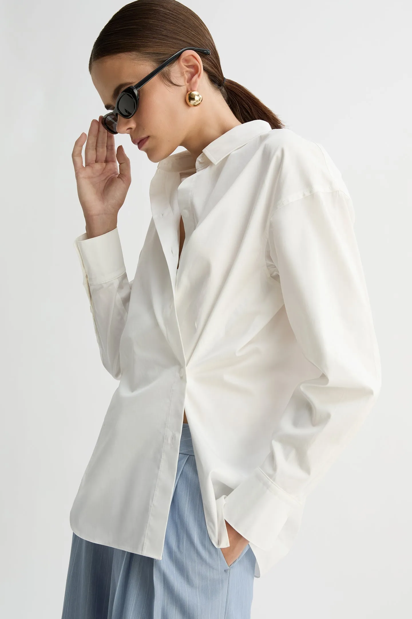 MARA CONVERTIBLE WRAP SHIRT