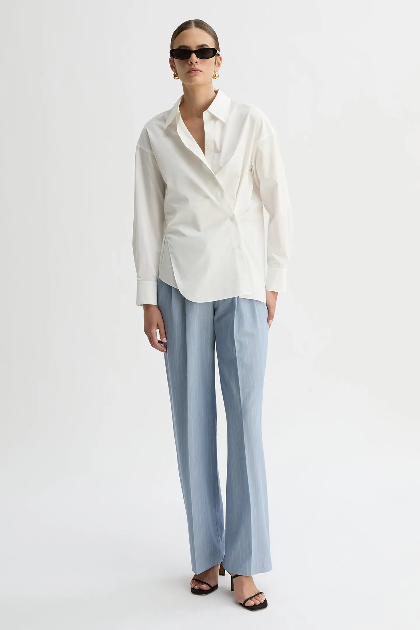 MARA CONVERTIBLE WRAP SHIRT