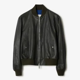 Men's Genuine Leather Bomber Jacket MZ01
