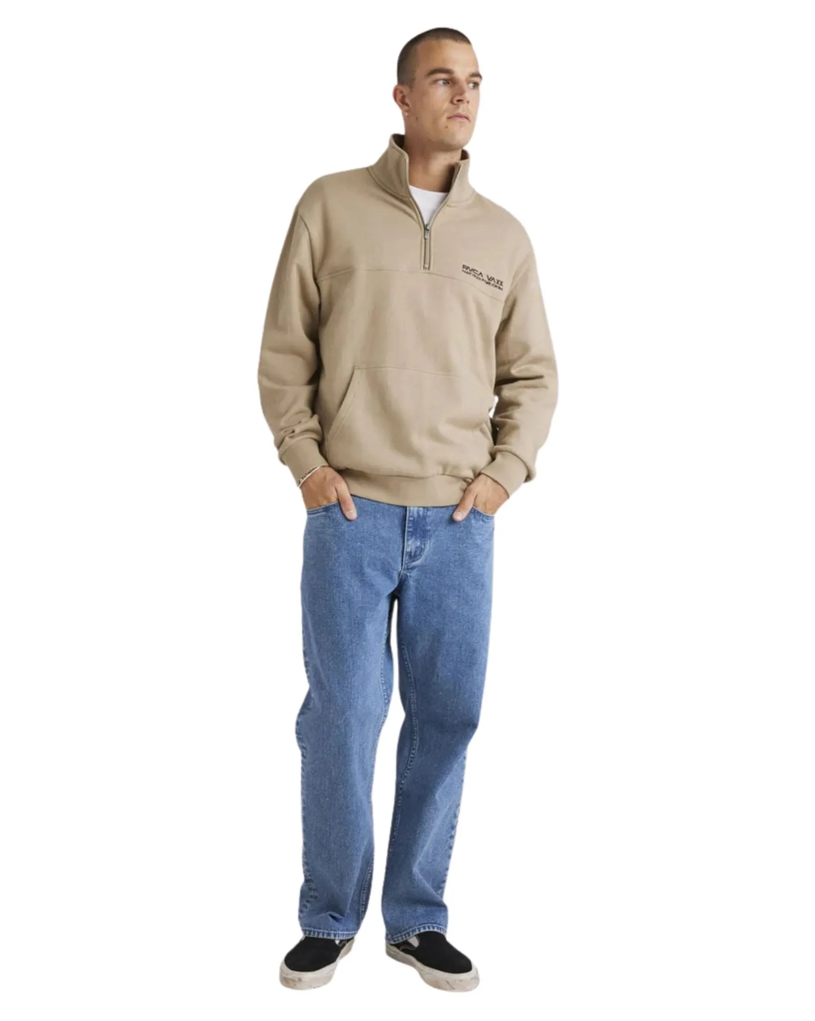 Mens United Half Zip Crew