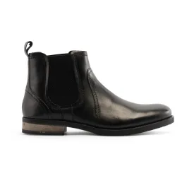 Miller Leather Chelsea Boot - Black