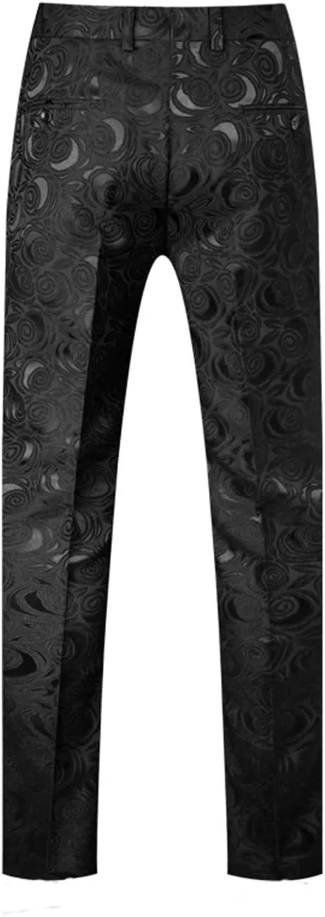 MOGU Floral Dress Pants for Men