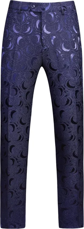 MOGU Floral Dress Pants for Men