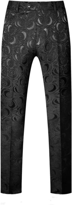 MOGU Floral Dress Pants for Men