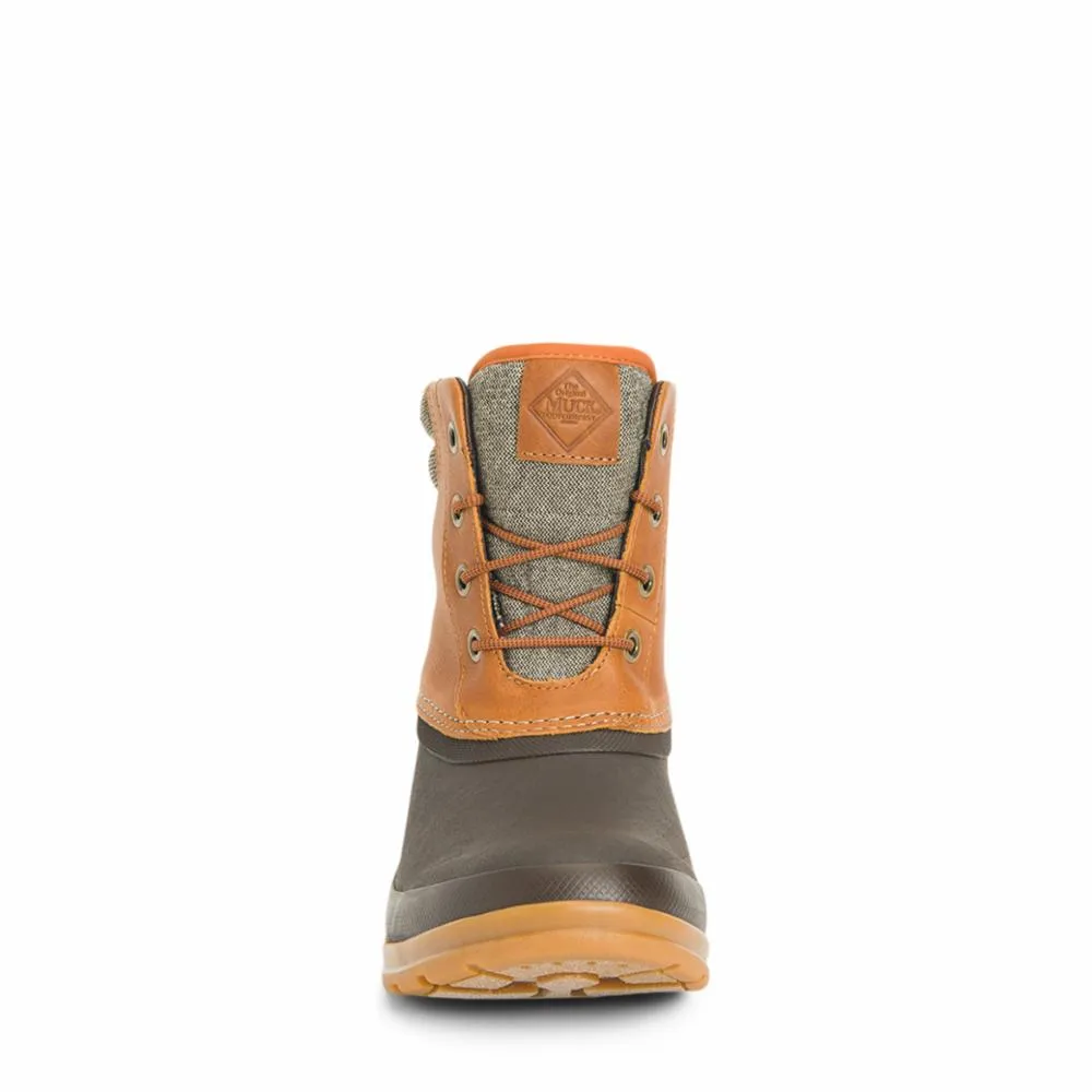 Muck Footwear Men ORIGINALS DUCK LACE TAN/DKBROWNLEATHER