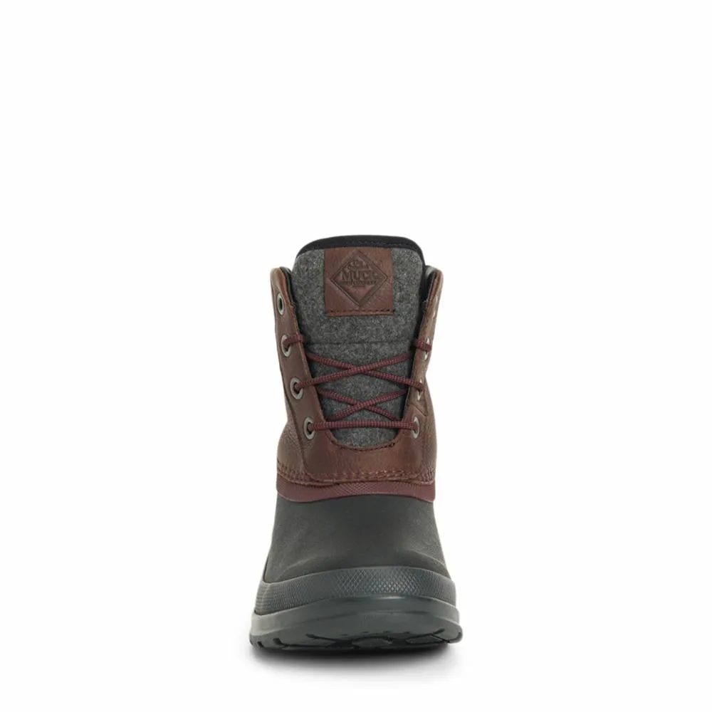 Muck Footwear Women ORIGINALS LEATHER DUCK LACE BROWN/BLACKLEATHER