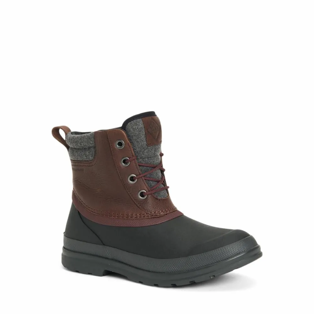 Muck Footwear Women ORIGINALS LEATHER DUCK LACE BROWN/BLACKLEATHER