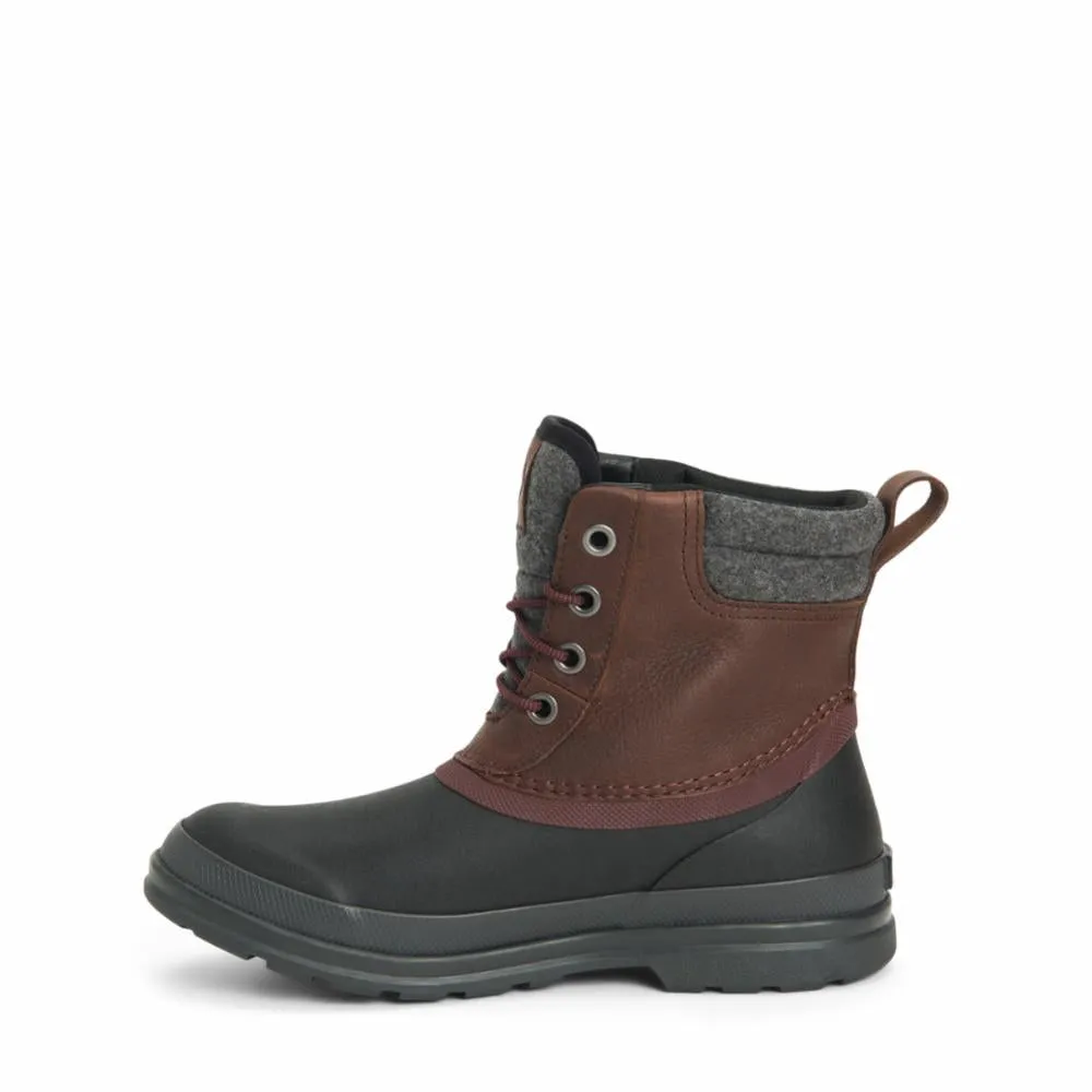 Muck Footwear Women ORIGINALS LEATHER DUCK LACE BROWN/BLACKLEATHER