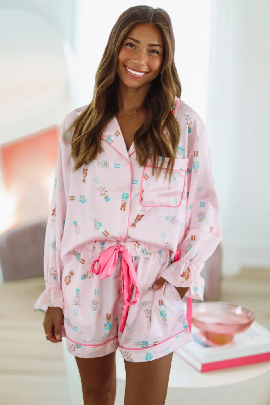Nutcracker Pajama Set - Pink