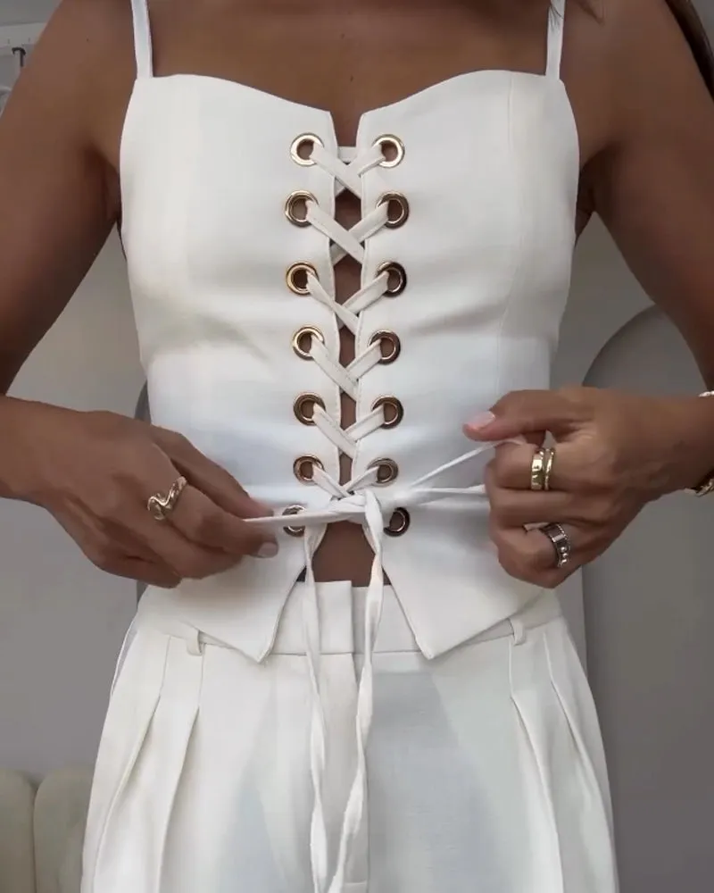 Oasis String Top Two Piece Set