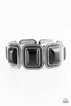 Paparazzi Bracelet ~ Cowgirl Chic - Black